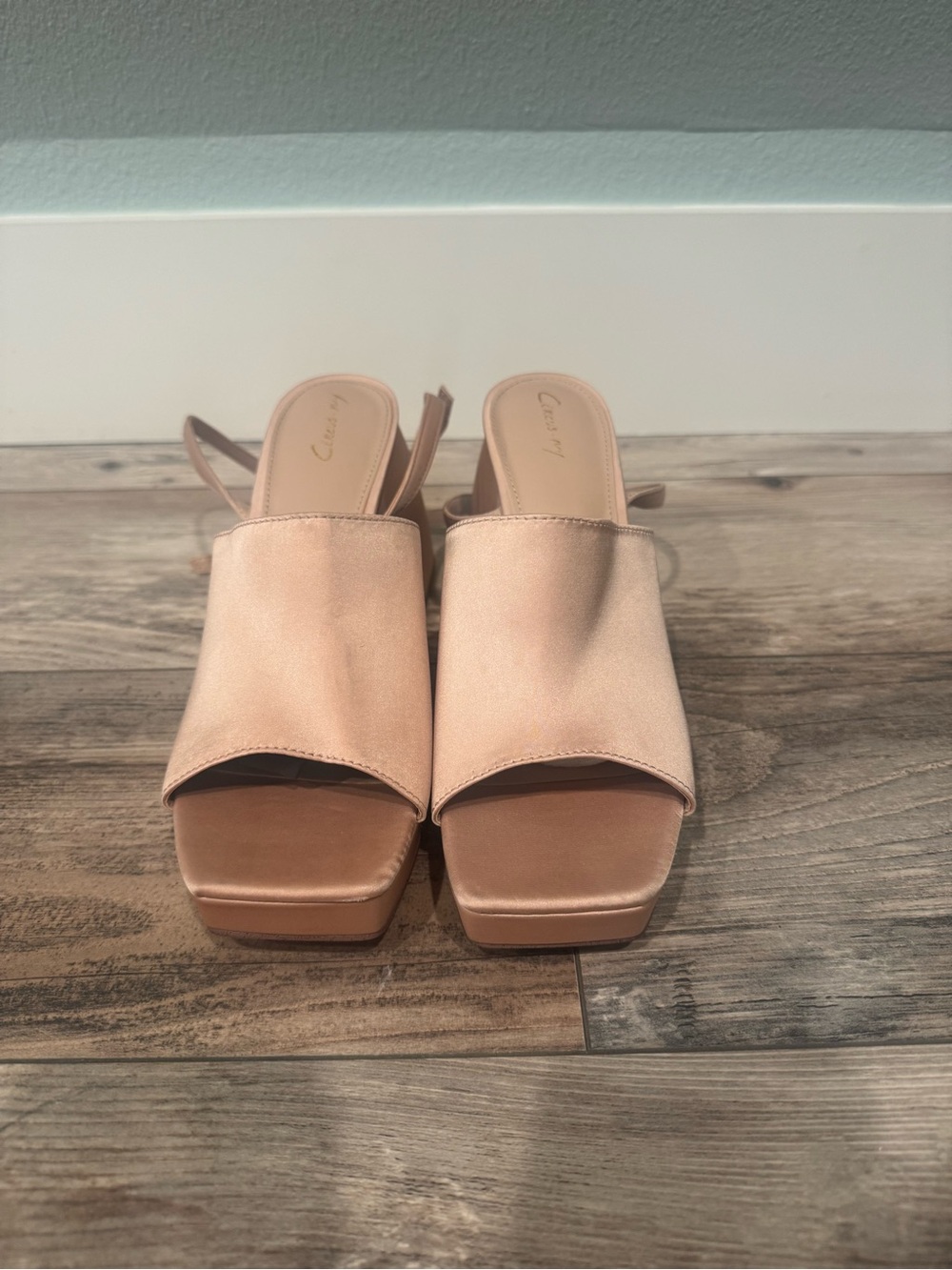 Circus NY by Sam Edelman Satin Platform Mules // Size 10